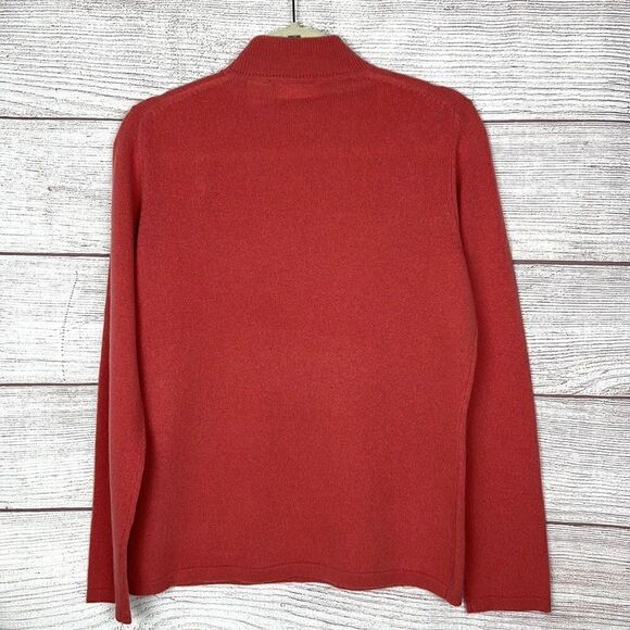 NWOT Preswick & Moore Cashmere Sweater High Neck Desire color M - Picture 6 of 10